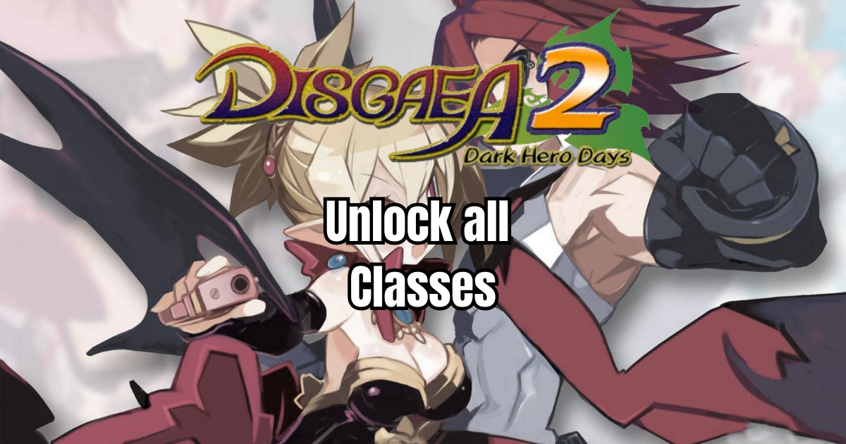 Disgaea 2 Classes Cover